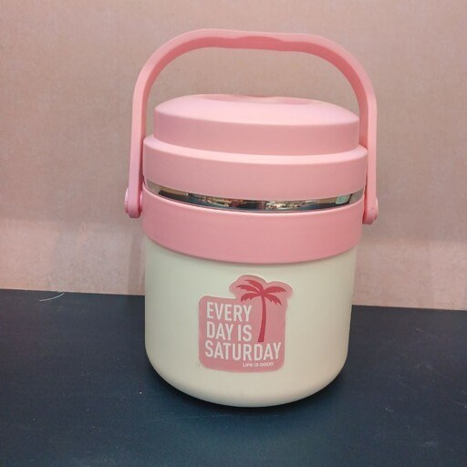 Lunch Box Suitable For School And Workplace Steel Interior With Three Colors