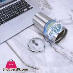 Magic Stainless Steel Thermos Cup With Straw, Iced Coffee, Vacuum Insulated Bottle, Car Travel, Outdoor Mountain Cup, Clicks