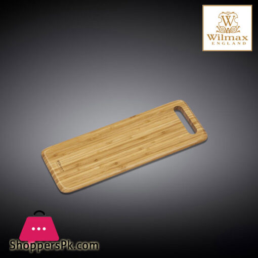 Natural Bamboo Long Serving Board With Handle 15.8 X 5.9 Inch 40 X 15CM