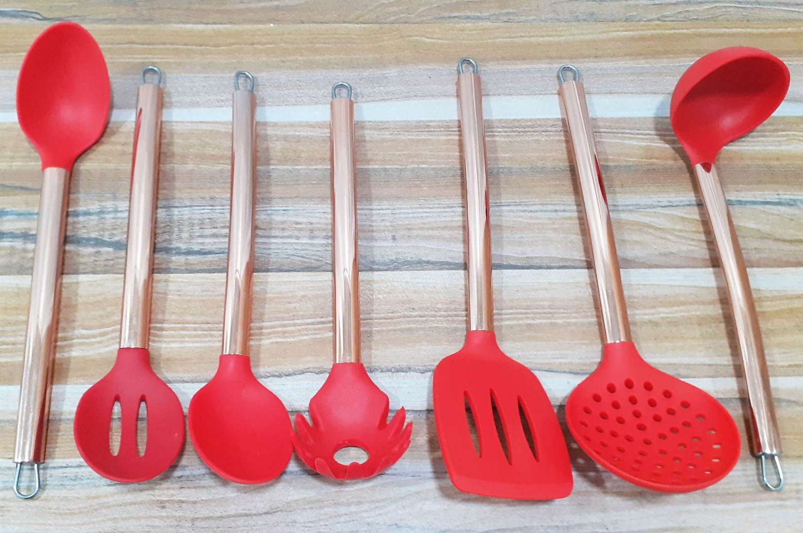 Rongjian Kitchenware Silicone Tool Set Of 7 Heavy Quality