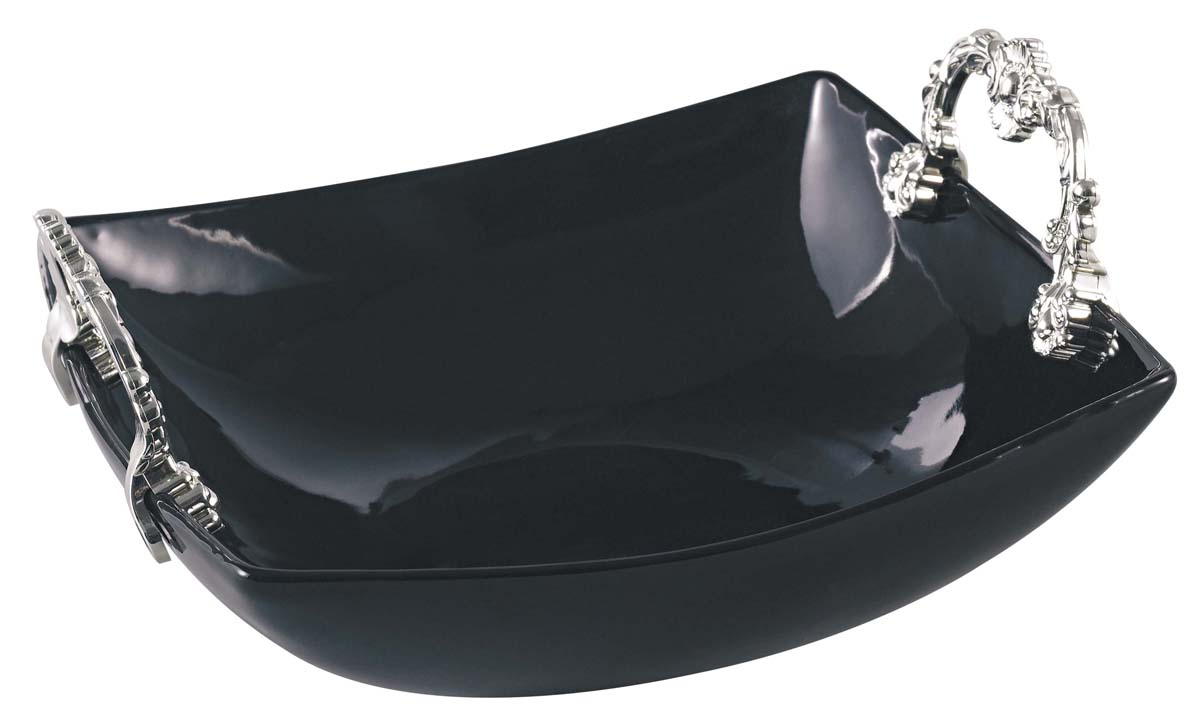 Royal Karhai Style Big Bowl With Handles Beautiful Ceramic Serving Dish For Serving