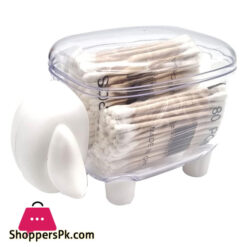 Sheep Shaped Plastic Cotton Swab Toothpick Storage Case Organizer Home Table Decor Storage Box