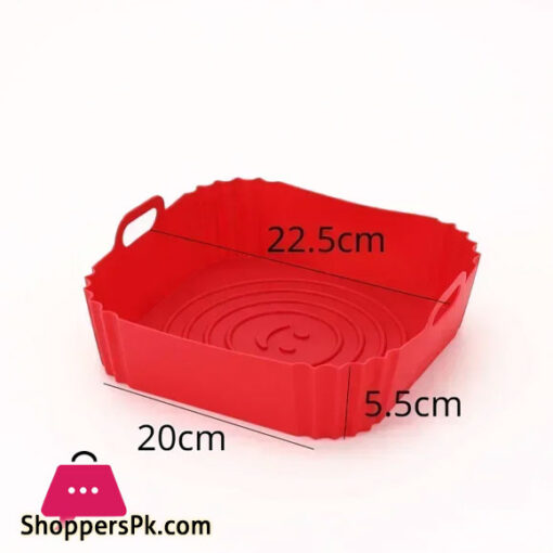 Silicone Square Air Fryer Grill Food Grade Home Oven Tray Special Mat Cake Baking Tools Tray Silicone Kitchen Accessories