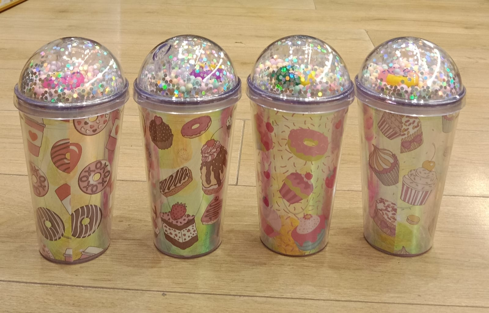 Straw Plastic Bpa Free Woman Girl Water Bottle For Juice Milk Coffee Drinking Cup