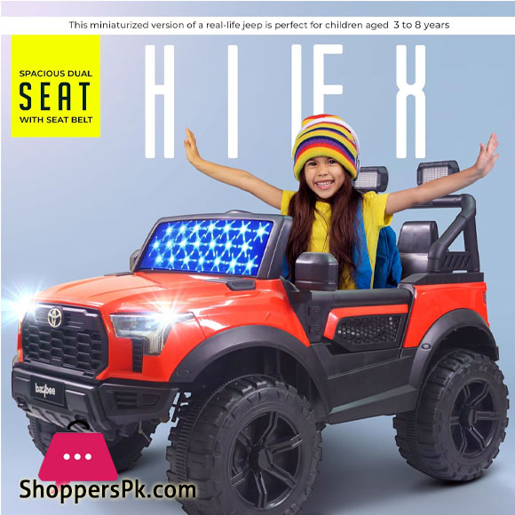 Toyota Hilex Rechargeable Battery Operated Jeep For Kid Painted Jeep - 1 - 8Years 9 Toyota Hilex Rechargeable Battery Operated Jeep For Kid Painted Jeep - 1 - 8Years - Image 7