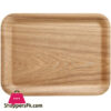 Unbreakable Bamboo Wood Serving Tray (Mideum) 32 X 24Cm