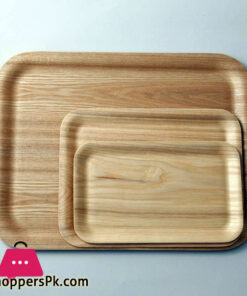 Unbreakable Bamboo Wood Serving Tray (Large) 46 X 35Cm 5 Unbreakable Bamboo Wood Serving Tray (Large) 46 X 35Cm - Image 2