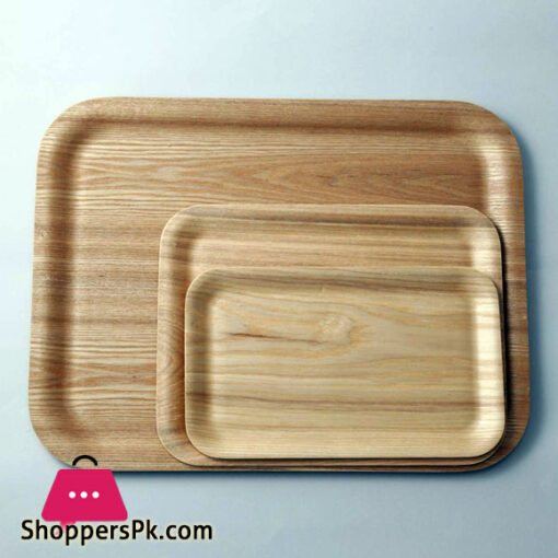 Unbreakable Bamboo Wood Serving Tray (Small) 29 x 17.5cm