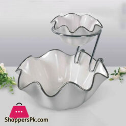 Vintage Lusterware Chip and Dip Bowls