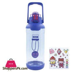 Water Bottle With Straw Bpa Free Material Ideal For Gym,Outdoor Sport,Home &Amp; Office 1800Ml