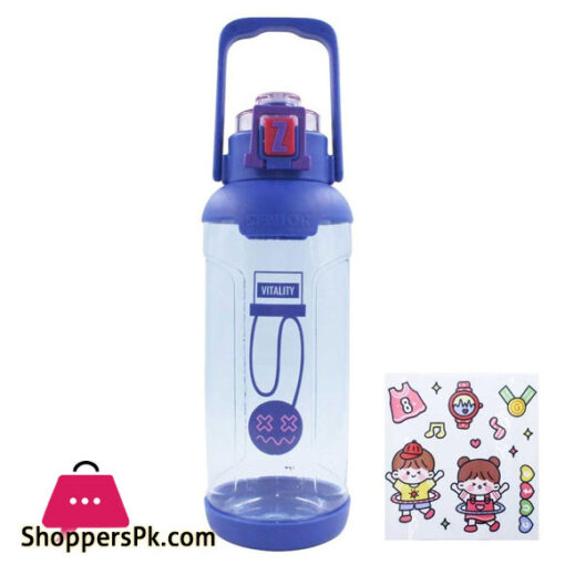 Water Bottle with Straw BPA Free Material Ideal for Gym,Outdoor Sport,Home & Office 1800ML