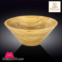 Wilmax Bamboo Serving Bowl 14 X 5.5 Inch 36 X 14 Cm 148 Fl Oz - 5000Ml