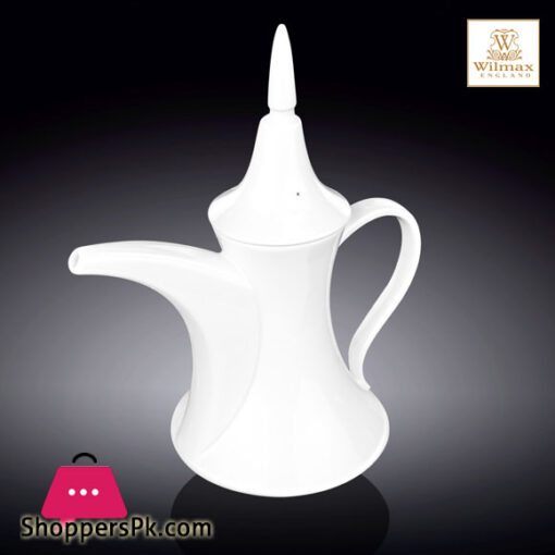 Wilmax Fine Porcelain Arabic Style Coffee Pot 34 FL OZ - 1000ML