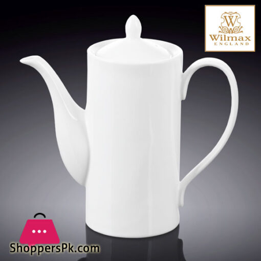 Wilmax Fine Porcelain Coffee Pot 22 Oz  650 Ml