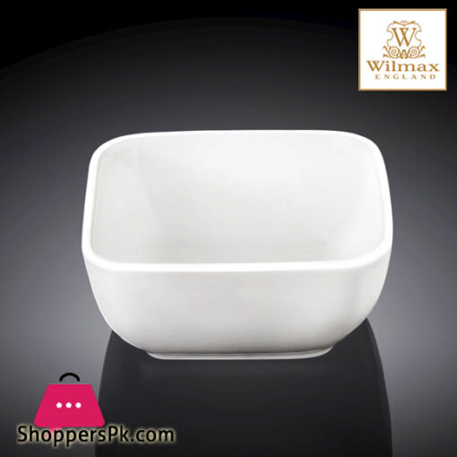 Wilmax Fine Porcelain Square Dish 3 X 3 Inch - WL-992604-A