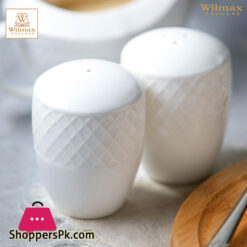 Wilmax Porcelain Salt &Amp; Pepper Set Wl-880124