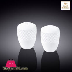 Wilmax Porcelain Salt &Amp; Pepper Set Wl-880124