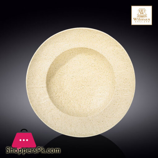 Wilmax SandStone Deep Plate 10 Inch 25.5 cm 12 fl oz - 350 ml