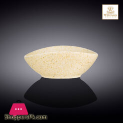 Wilmax Sandstone Oval Bowl 11.75 X 7.75 X 2.75 Inch 30 X 19.5 X7 Cm
