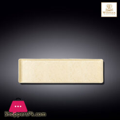 Wilmax SandStone Rectangular Dish 11.75 X 3.75 Inch 30 X 9.5CM