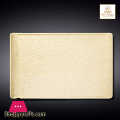 Wilmax SandStone Rectangular Plate 15 X 9.75 Inch 38 X 24.5 CM