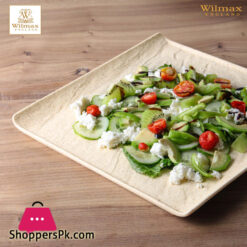 Wilmax Sandstone Square Plate 6.75 X 6.75 Inch 17 X 17 Cm