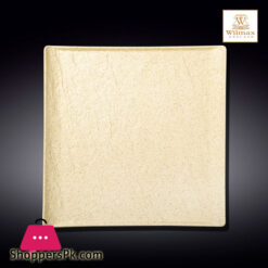 Wilmax SandStone Square Plate 6.75 X 6.75 Inch 17 X 17 CM