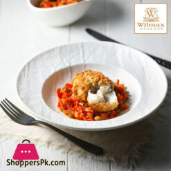 Wilmax Slate Stone Deep Plate 10 Inch 25.5 Cm - 12 Fl Oz - 350 Ml