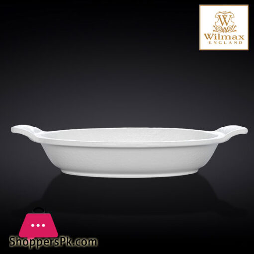 Wilmax Slate Stone Oval Baking Dish 9.25 X 5 - 23.5 X 12.5 CM10 FL OZ -300 ML