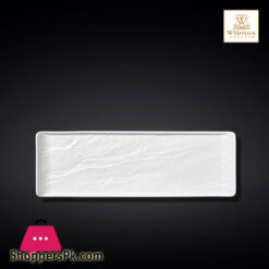 Wilmax Slate Stone Rectangular Dish 11.75 X 3.75 Inch 30 X 9.5CM