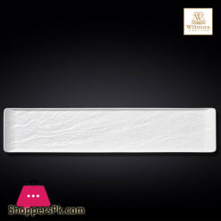 Wilmax Slate Stone Rectangular Dish 18.25 X 3.75 Inch 46.5 X9.5 CM