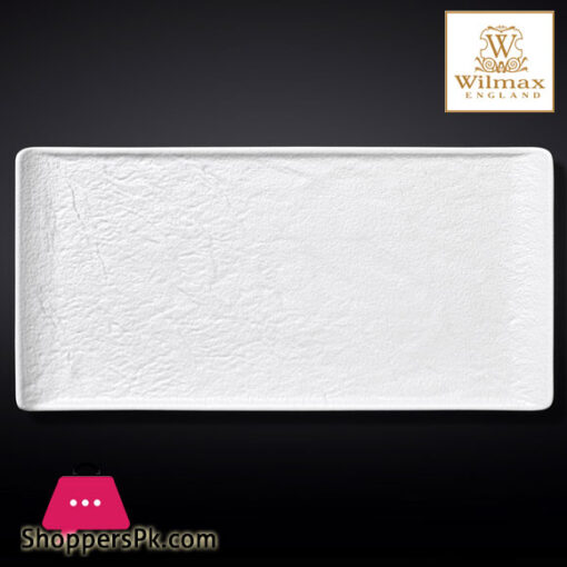 Wilmax Slate Stone Rectangular Plate 15 X 9.75 Inch - 38 X 24.5 CM