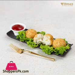 Wilmax Slate Stone Sauce Dish 3 X 1.5 Inch