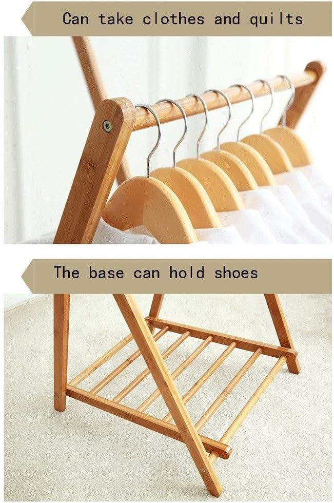 Wooden Bedroom Modern Coat Rack Stand Coat Hanger Stand With Shoe Rack