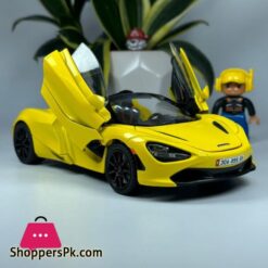 124 McLaren 720S Diecast alloy model car lights sound pull back