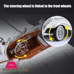 1:24 Mercedes-Benz 500K Classic Car Diecast Vintage Retro Classic Alloy Car Model 48 124 Diecast Vintage Retro Classic Alloy Car Model