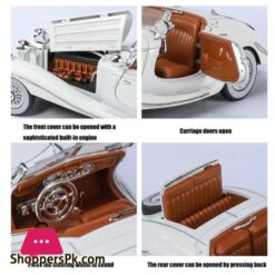 1:24 Mercedes-Benz 500K Classic Car Diecast Vintage Retro Classic Alloy Car Model 49 124 Diecast Vintage Retro Classic Alloy Car Model