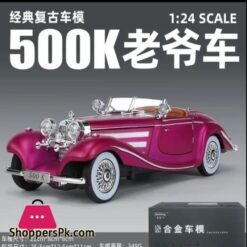 1:24 Mercedes-Benz 500K Classic Car Diecast Vintage Retro Classic Alloy Car Model 51 124 Diecast Vintage Retro Classic Alloy Car Model