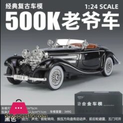 1:24 Mercedes-Benz 500K Classic Car Diecast Vintage Retro Classic Alloy Car Model 55 124 Diecast Vintage Retro Classic Alloy Car Model