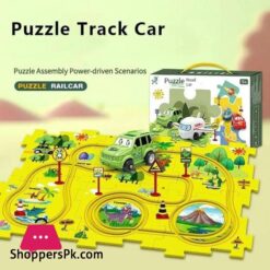 13 Pcs Diy Assembling Electric Race Track Car