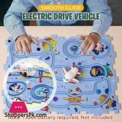 13 Pcs Diy Assembling Electric Race Track Car