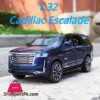 132 Cadillac Escalade Off Road Suv Vehicle Simulation Metal Alloy Model Car Sound Light Pull Back