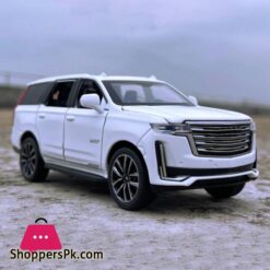 132 Cadillac Escalade Off Road Suv Vehicle Simulation Metal Alloy Model Car Sound Light Pull Back