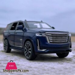 132 Cadillac Escalade Off Road Suv Vehicle Simulation Metal Alloy Model Car Sound Light Pull Back