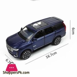 132 Cadillac Escalade Off Road Suv Vehicle Simulation Metal Alloy Model Car Sound Light Pull Back