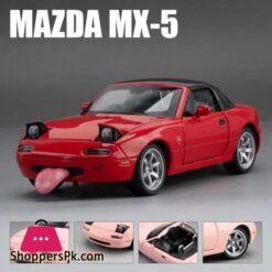 1:32 Mx-5 Alloy Convertible Sports Car Model Diecast Metal Toy Racing Vehicle Car Model Sound And Light 13 132 Mx 5 Alloy Convertible Sports Car Model Diecast Metal Toy Racing Vehicle Car Model Sound And Light