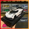 132 Scale Die Cast Toy Koenigsegg Jesko Supercar Alloy Car Model Sound and Light Pull Back