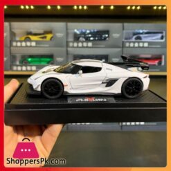 132 Scale Die Cast Toy Koenigsegg Jesko Supercar Alloy Car Model Sound And Light Pull Back