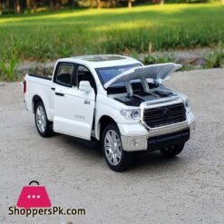 132 Toyota Tundra Pickup Alloy Model Car Desert Suv Off Road Vehicle Diecast Metal Scale Toy Car Sound Light