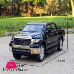 132 Toyota Tundra Pickup Alloy Model Car Desert Suv Off Road Vehicle Diecast Metal Scale Toy Car Sound Light